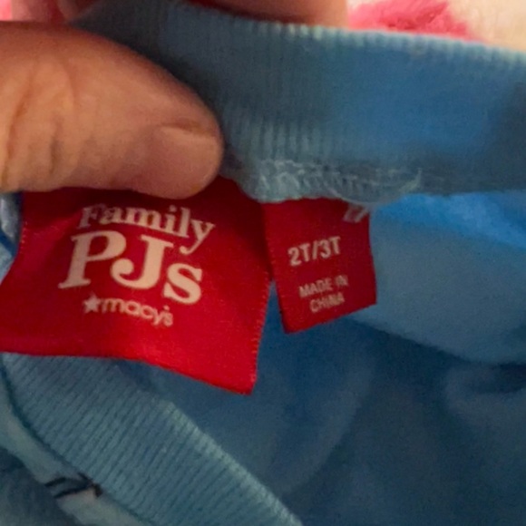 Macy's Family PJs Light Blue Set - Picture 3 of 3